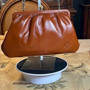 Brown Leather Shoulder and Crossbody Bag
